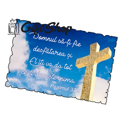 Psalmi 37:5, magnet frigider   mgs049